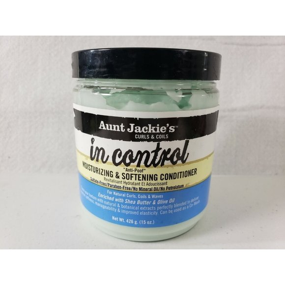 Aunt Jackie's Curls & Coils IN CONTROL Moisturizing Softening Conditioner 15 oz - Picture 1 of 7